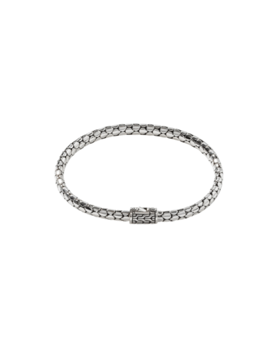 Dot Chain Bracelet, Sterling Silver, Slim