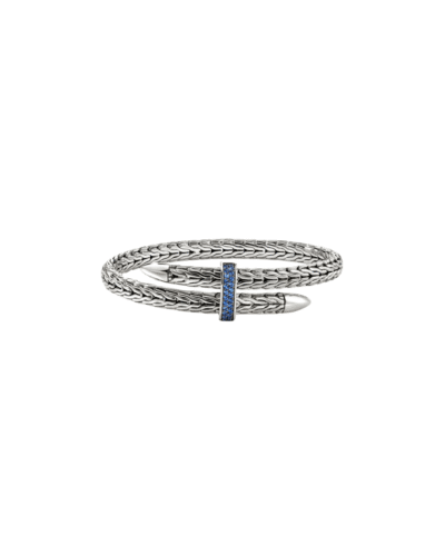 Spear Flex Cuff, Sterling Silver, Gemstones