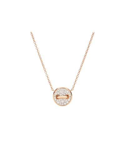 Pom Pom Dot Necklace with pendant