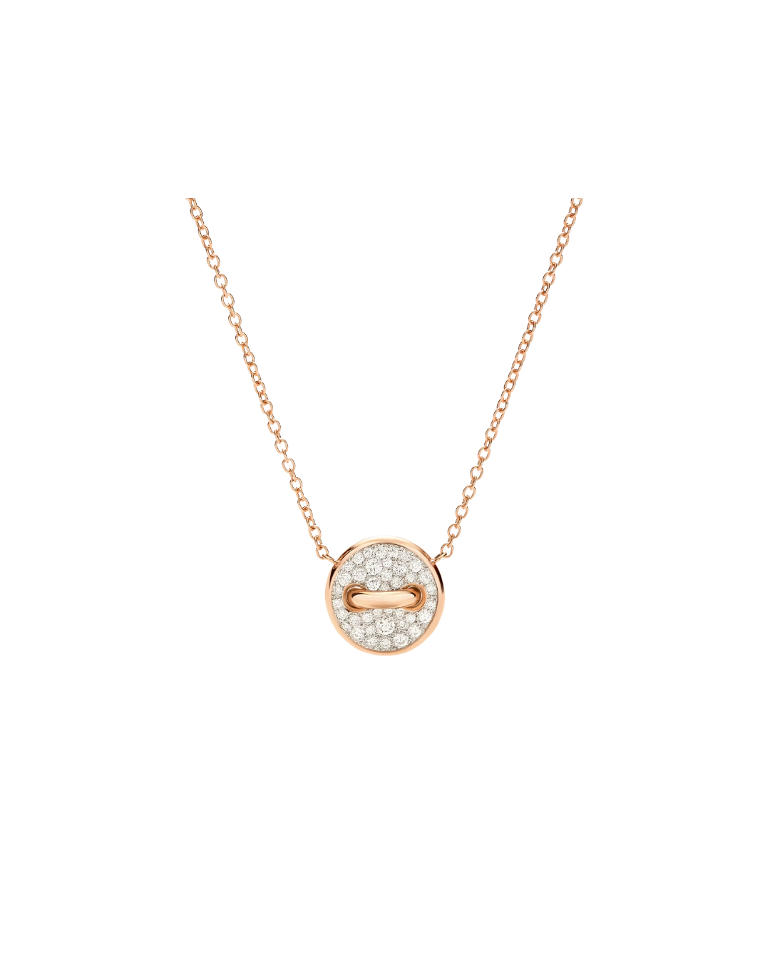 Pom Pom Dot Necklace with pendant