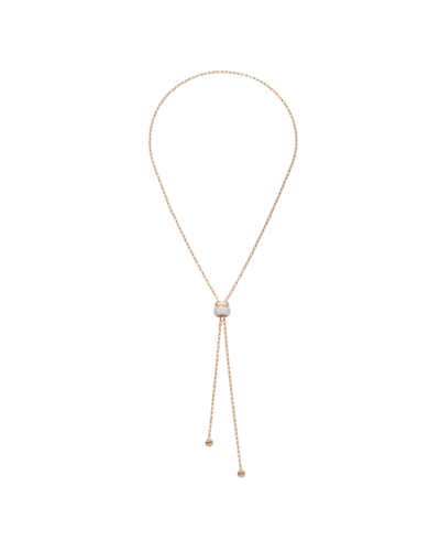 Iconica Necklace with White Diamonds in 18K Rose Gold