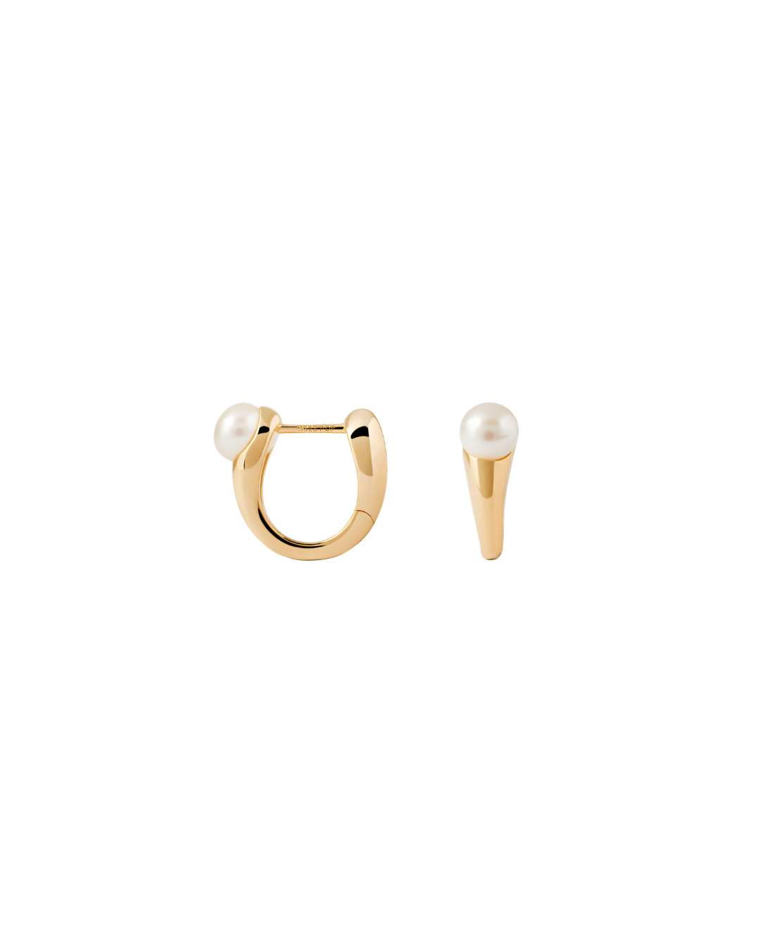 PDPAOLA La Perla Ondine Hoop Earrings