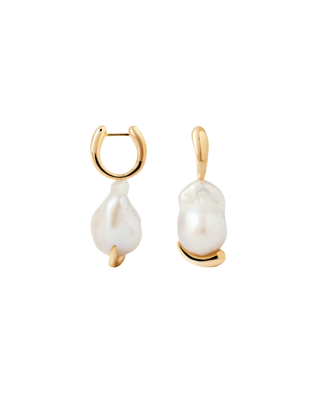 PDPAOLA Halo La Perla Marea Hoop Earrings