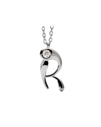 PDPAOLAs sterling silver Initial R necklace