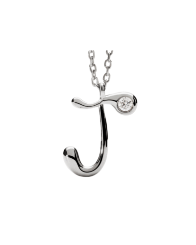 PDPAOLAs sterling?silver Initial J necklace