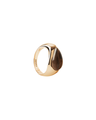 PDPAOLA Luna Stamp Quartz Ring