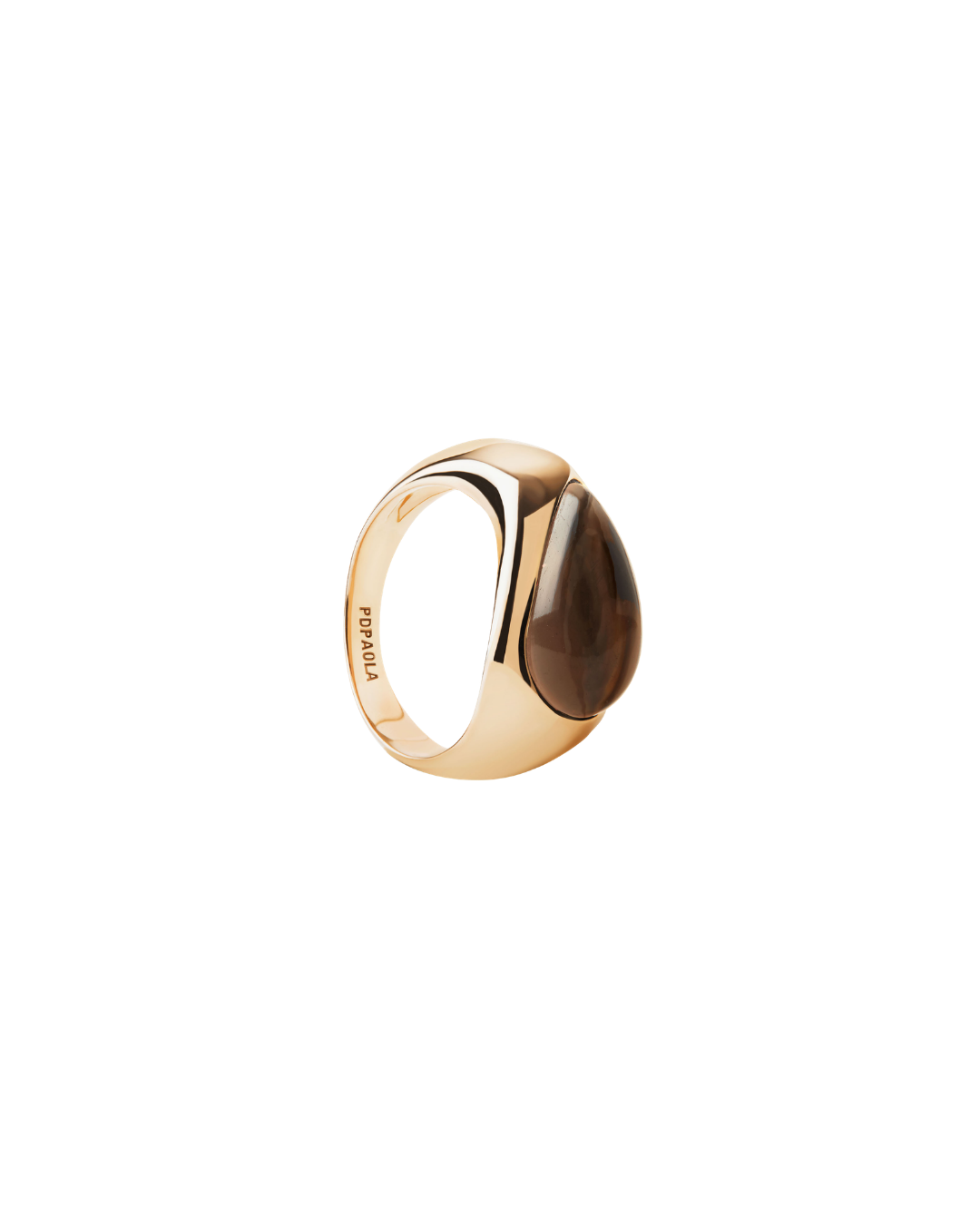 PDPAOLA Luna Stamp Quartz Ring