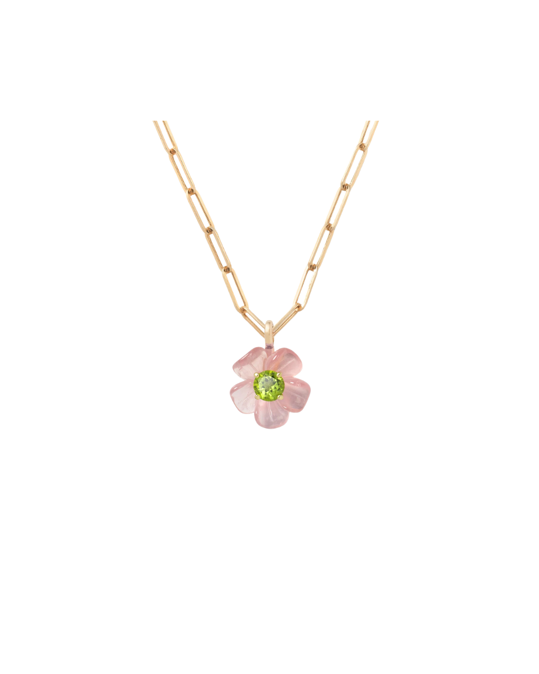 Sophie Joanne's 14KYG Small Island Flower Pendant