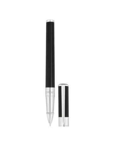 Initial Rollerball Pen  Black & Chrome