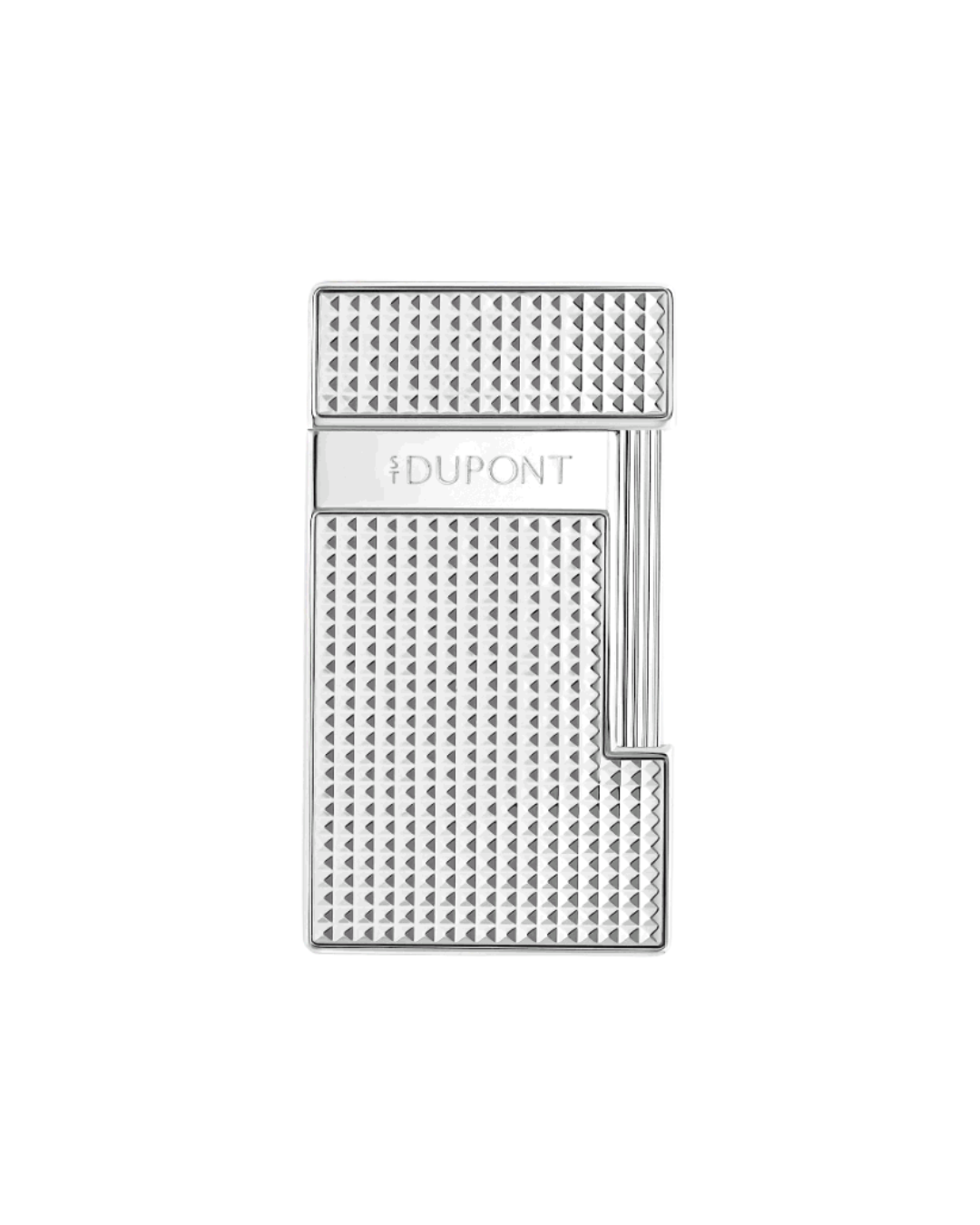S.T. Dupont Slimmy Diamond Head Lighter – Silver