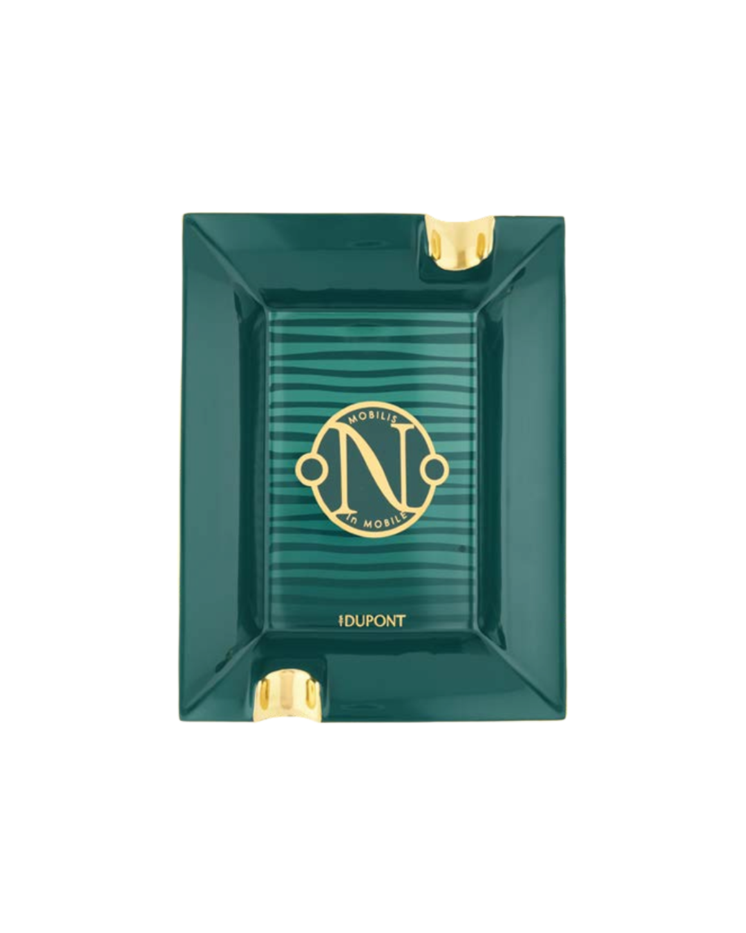 S.T. Dupont “20,000 Leagues Under the Sea” Pacific Green Porcelain Ashtray