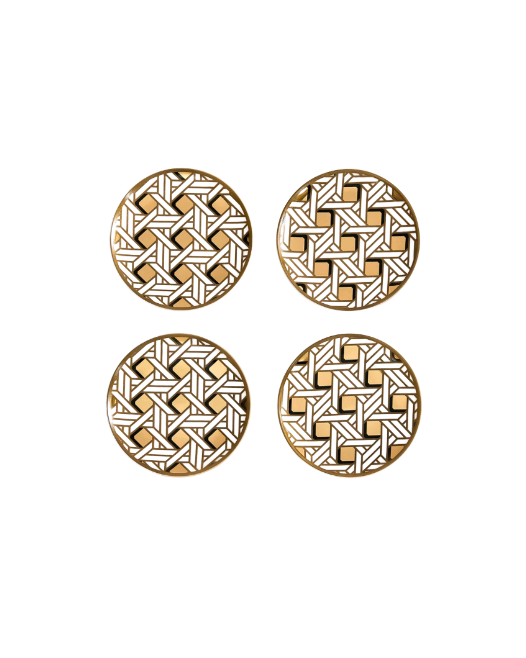 Basketweave Coasters