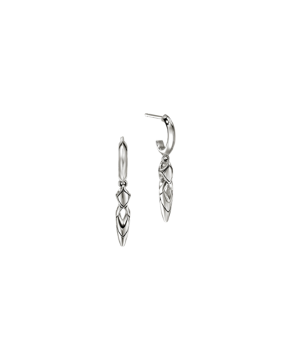 John Hardys Naga  sterling silver drop earrings