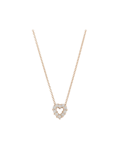 TINY TREASURES DIAMOND HEART NECKLACE