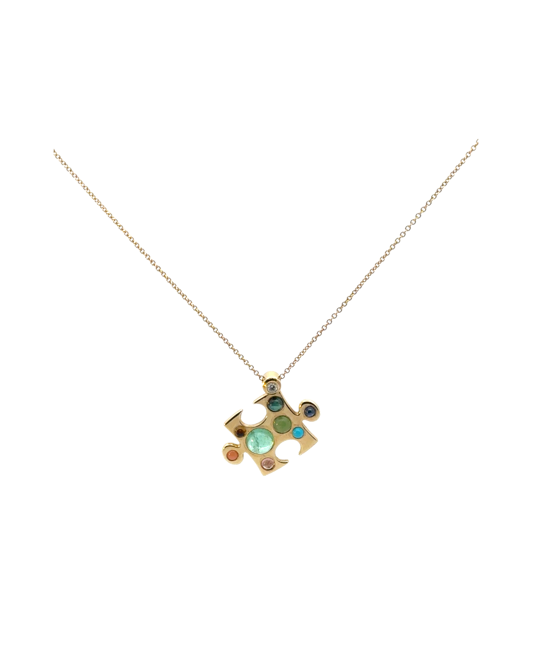 14kyg Puzzle Necklace