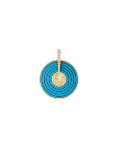 Spinning Record Pendant
