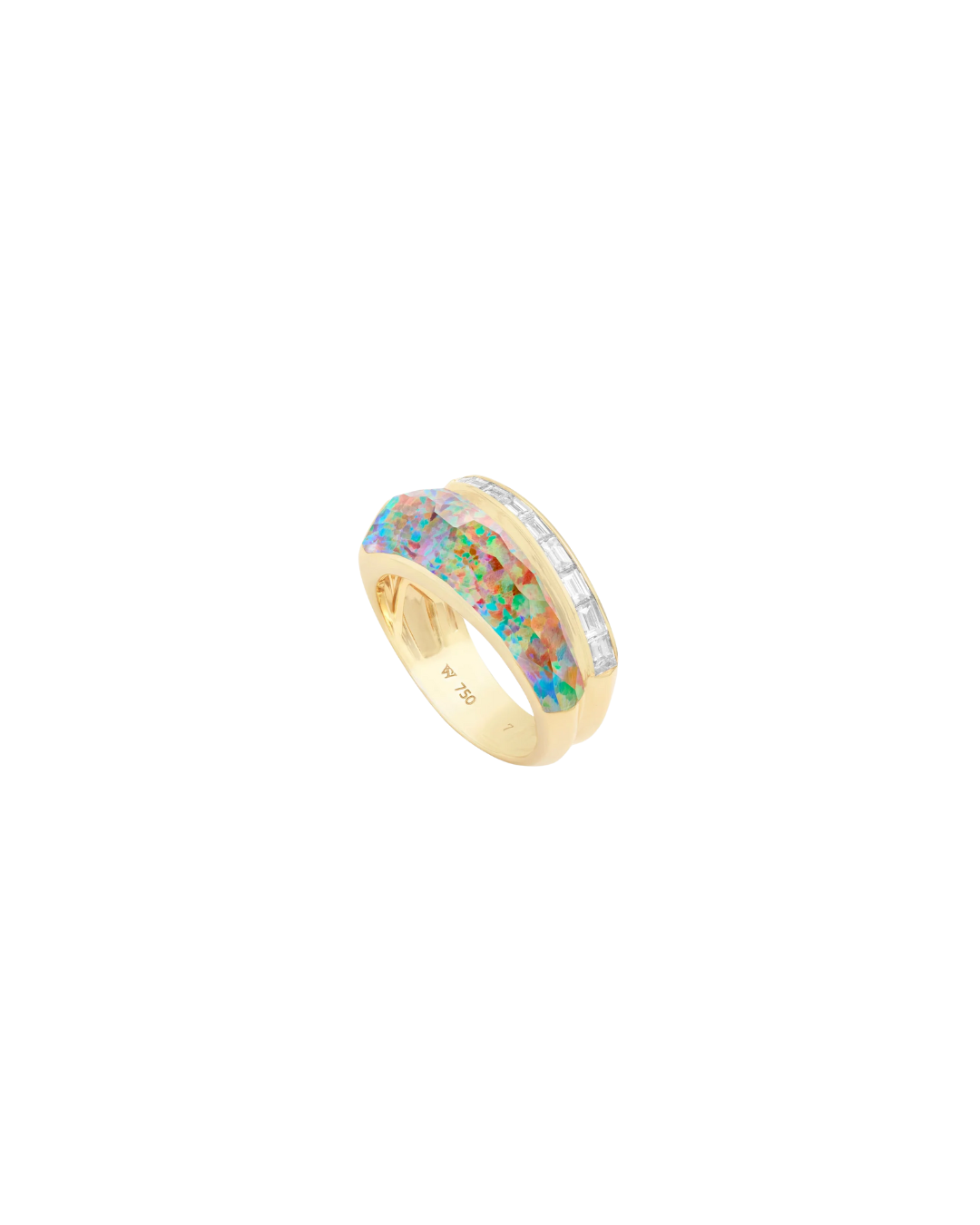 Crystal Haze Shard Slimline Ring Size 7