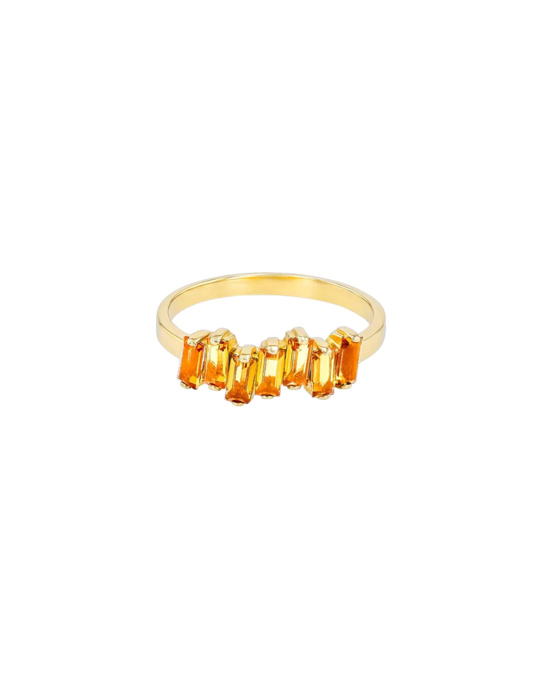 Amalfi Citrine Half Band