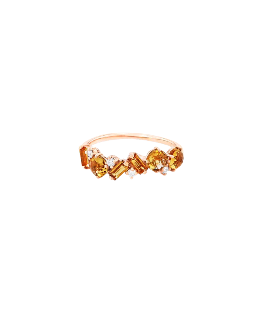 Amalfi Blend Citrine Half Band
