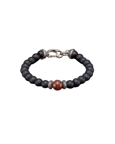 Gentis Dinosaur Bone & Onyx Bracelet