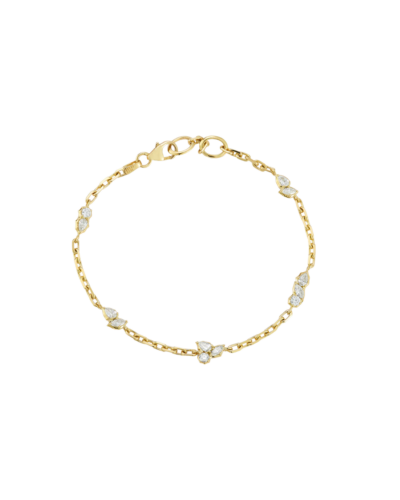 Jade Trau two?tone Posey Station Bracelet