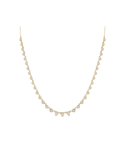 Jade Trau 18K yellow gold Small Envoy Riviera Necklace