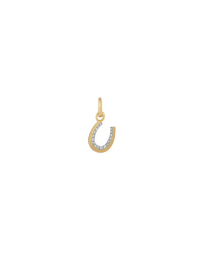 18KYG Mini Horseshoe Charm