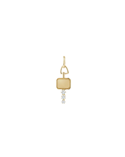 18KYG Mini Catherine Key charm