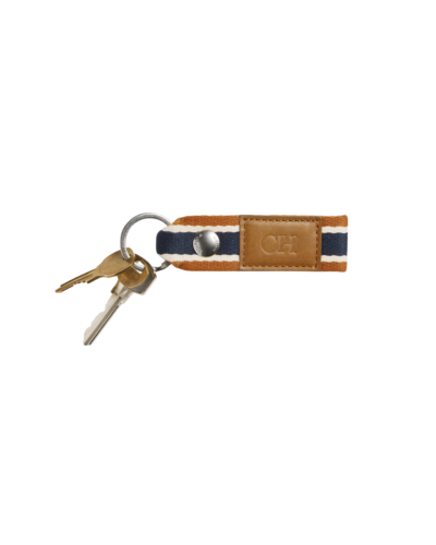 Webbing KeychainWebbing Keychain  Stripes & Tan