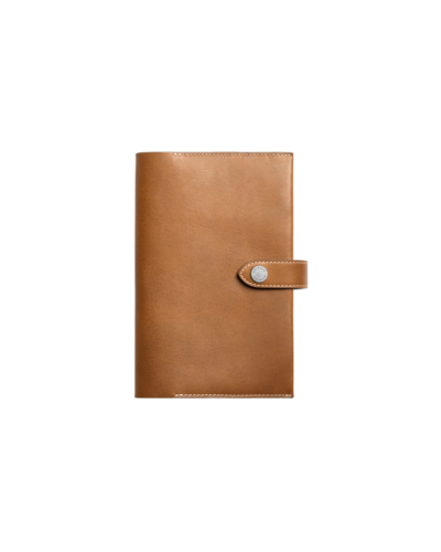 Large Journal Cover  Black Vachetta Leather