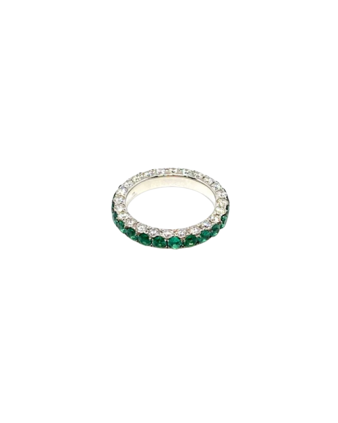 Graziela’s 18K white gold three-sided band ring