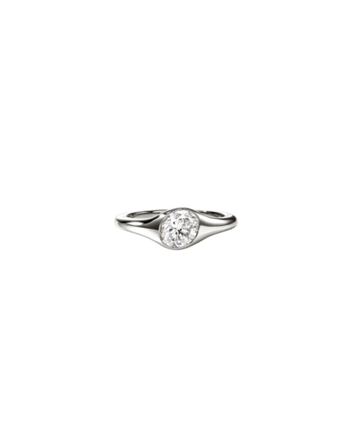 John Hardy Lovestruck diamond ring in sterling silver
