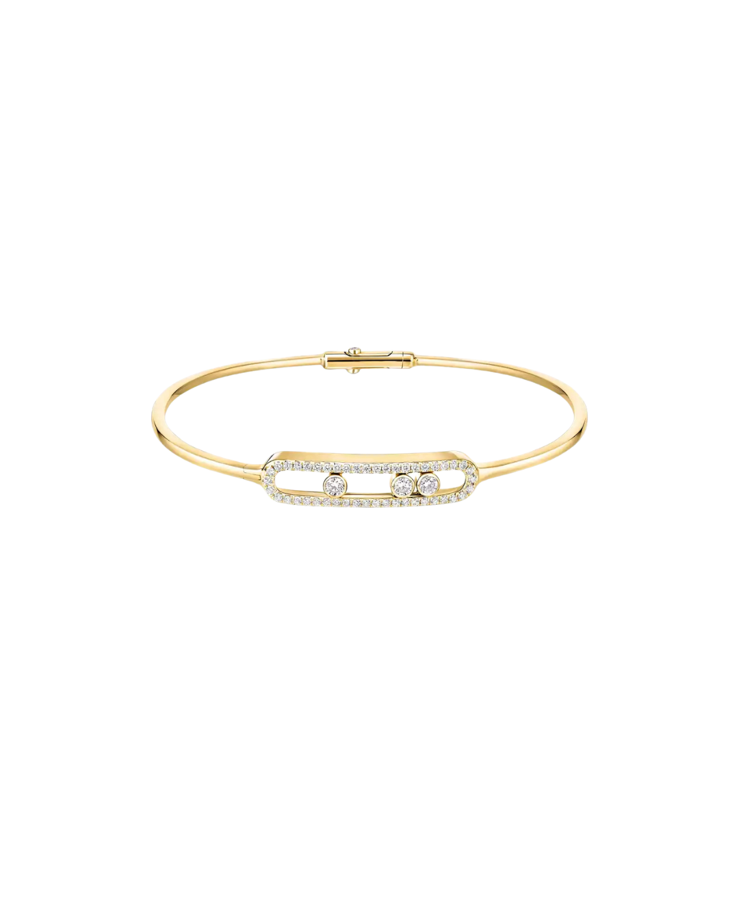 Move pavé thin bracelet, size Small