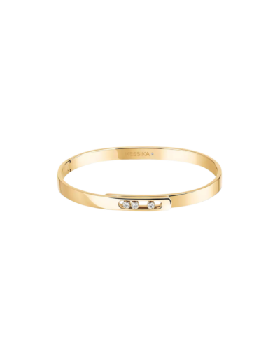 Icon Stud diamond choker 14KYG