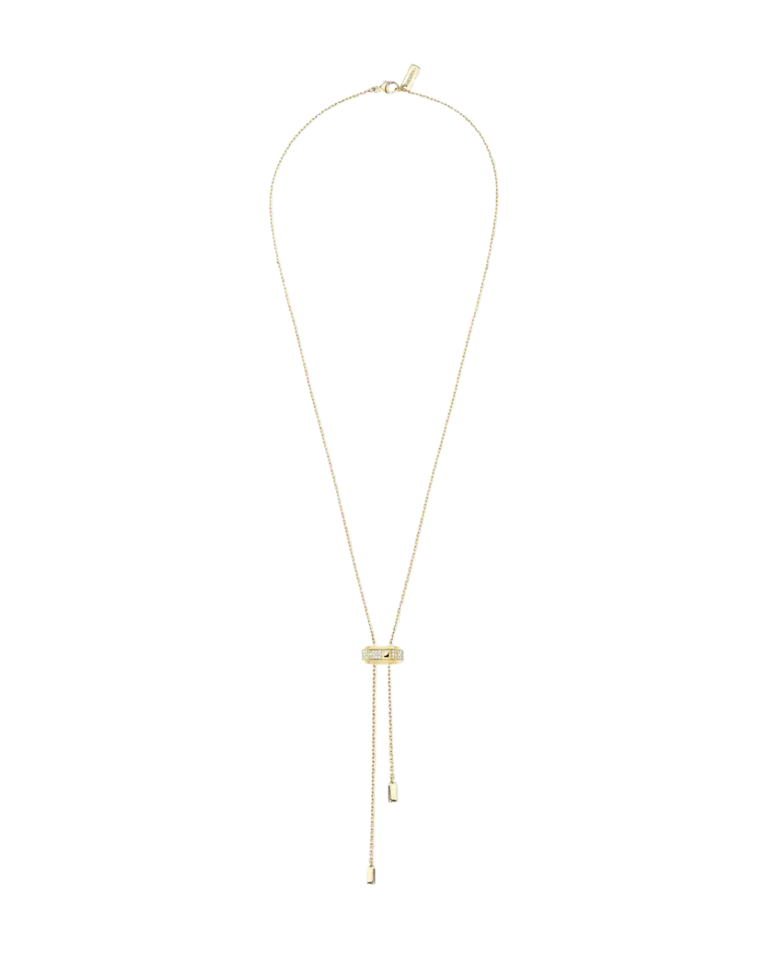 Messika Moderniste Tie Necklace Diamonds 18KT Yellow Gold
