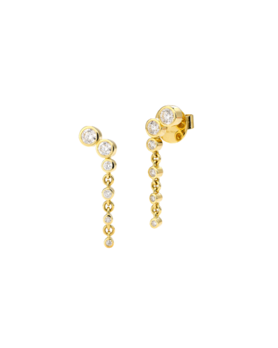 18KYG Olin Earrings with Diamonds