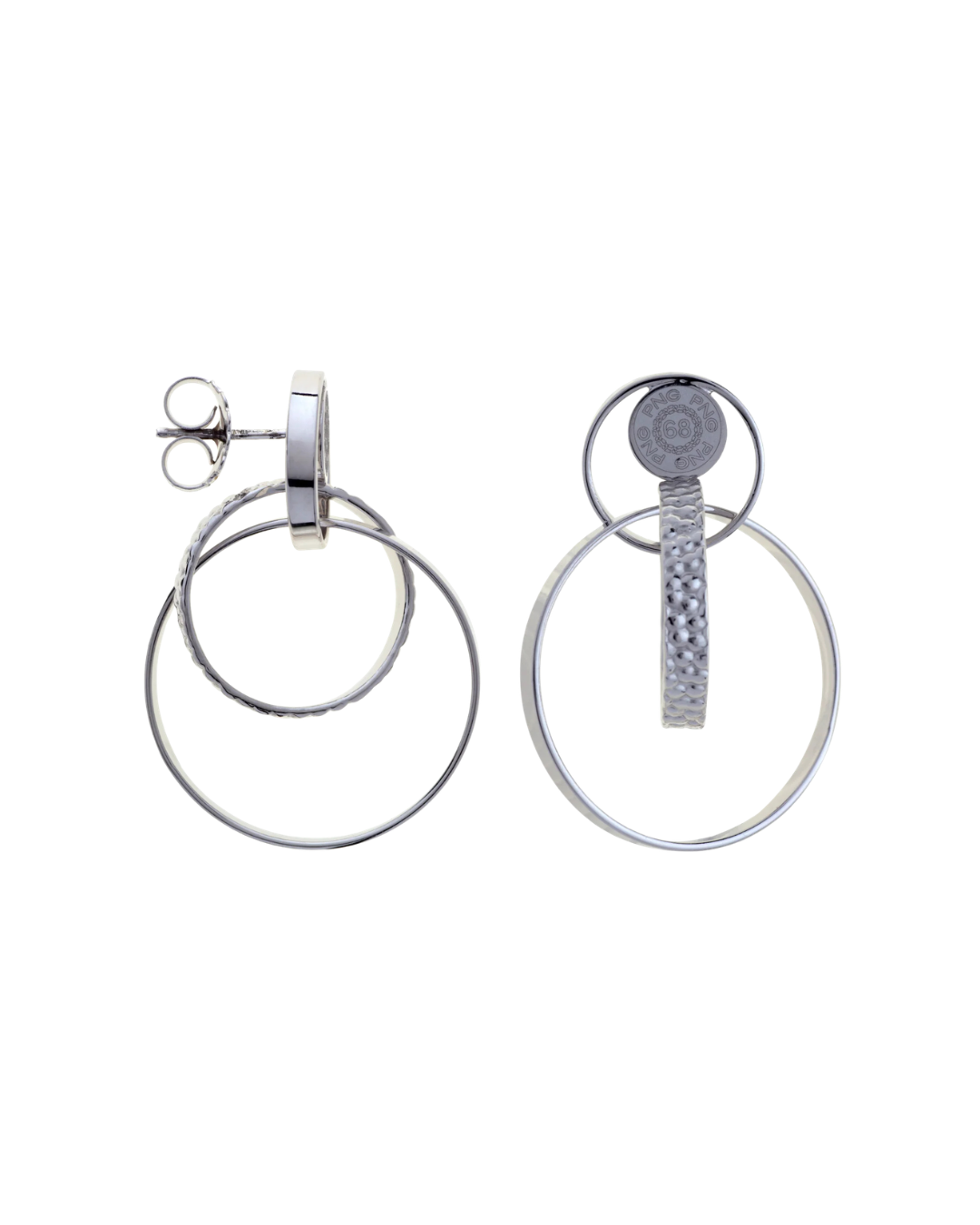 Deep Friendship Silver Earrings