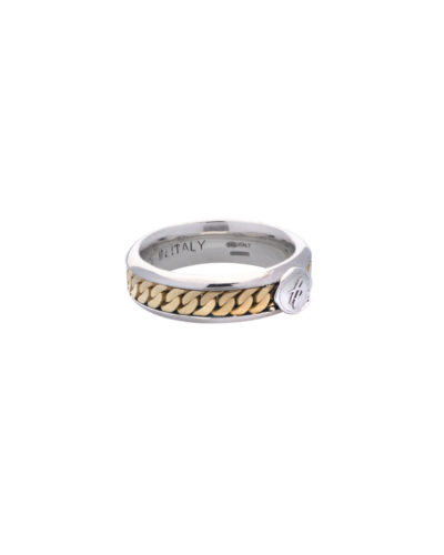 Passion of Love Groumette Ring in Men's Gold, Size 7