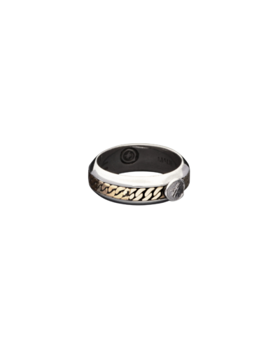 Essence Groumette Ring Silver & Gold 10