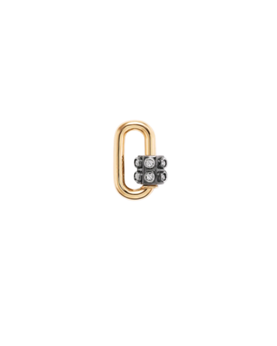 Marla Aaron Total 14K Yellow Gold Chubby Medium Lock