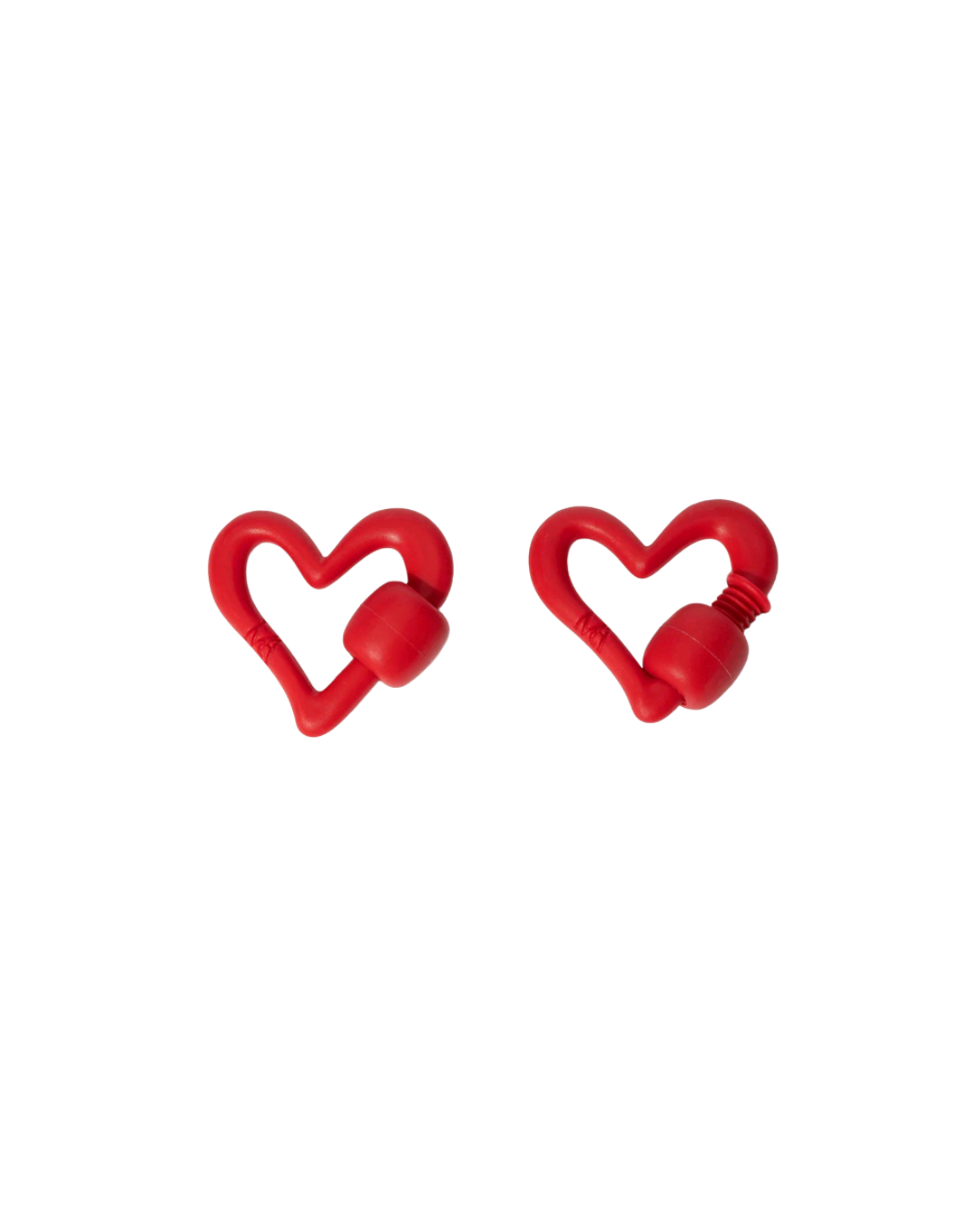 Marla Aaron Rubber Freeform Red Heart Pendant