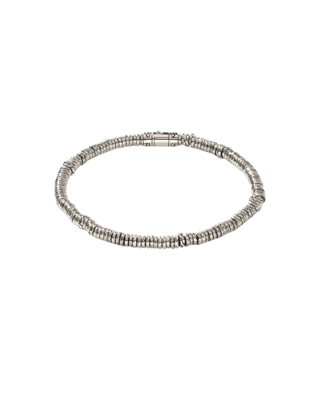 Heishi Bracelet, Sterling Silver, 4MM