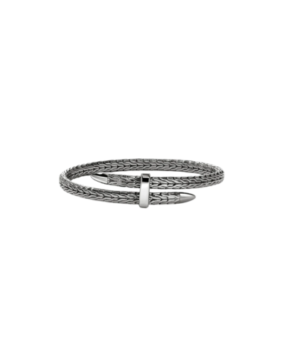 Spear Flex Cuff, Dark Silver, 5.5MM Size XS