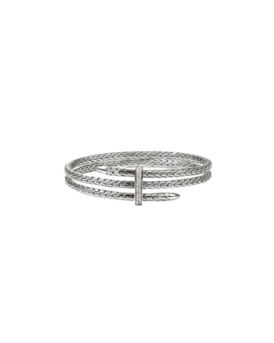 John Hardy Spear double flex cuff in sterling silver