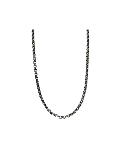 BOX LINK CHAIN W LOOP AND TOGGLE  24"