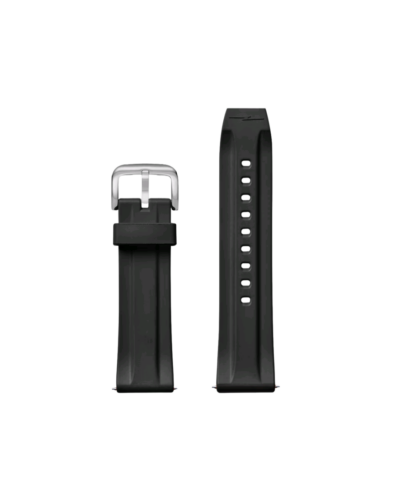 Shinola 24mm Black Rubber Strap
