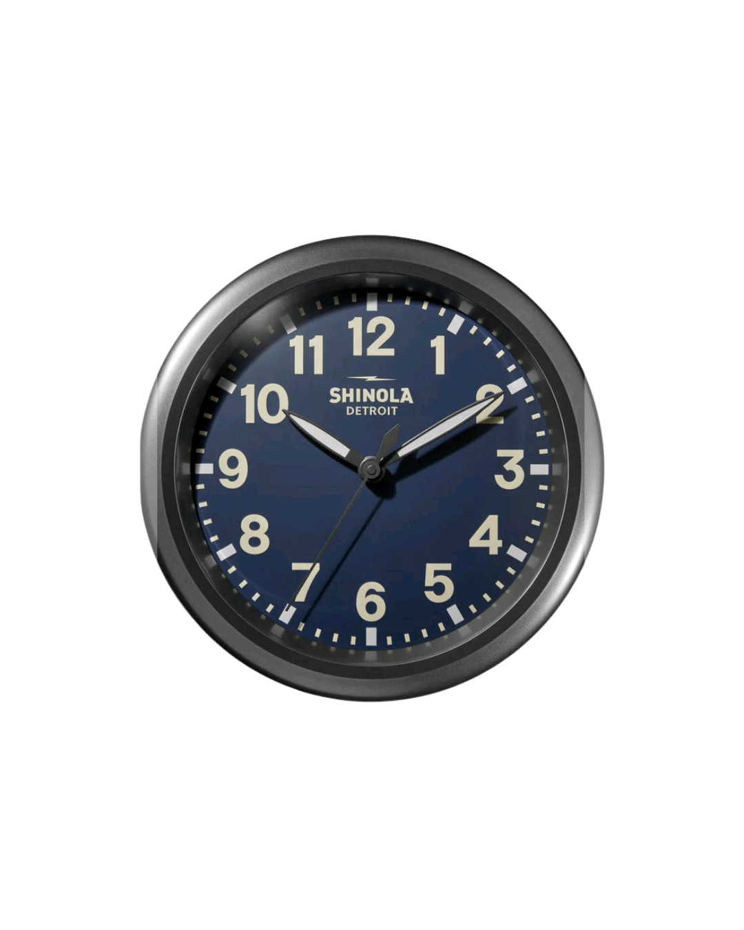 Matte Midnight Blue Dial Wall Clock 14"