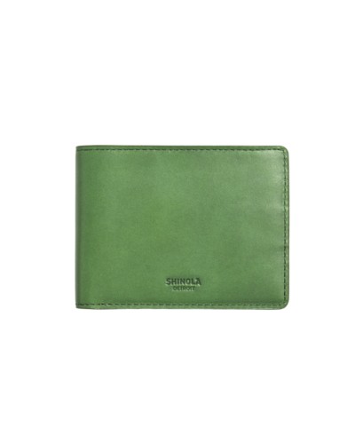 Shinola Slim Bifold Wallet in Fern
