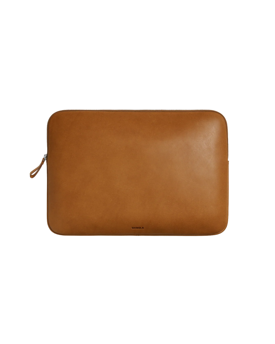 Leather Laptop Tech Case Tan