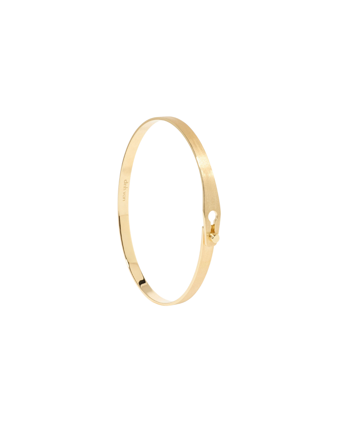 Serrure Brushed Gold Bracelet